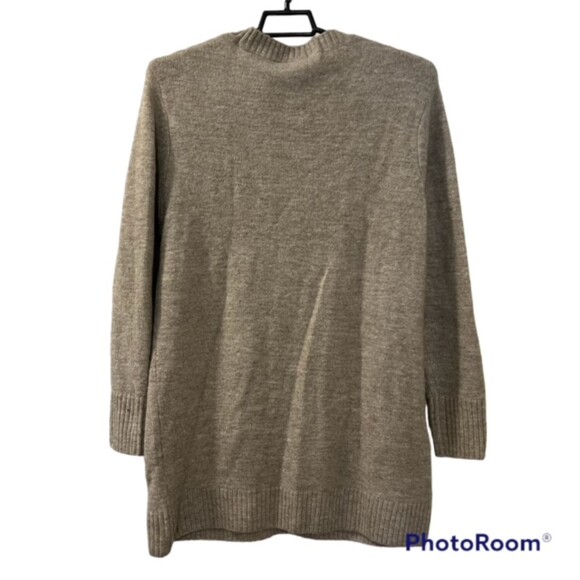 NWT Coco + Carmen Ribbed Hem Faux Fur Pocket Knit Sweater Tunic Top Dress L/XL - Picture 2 of 10